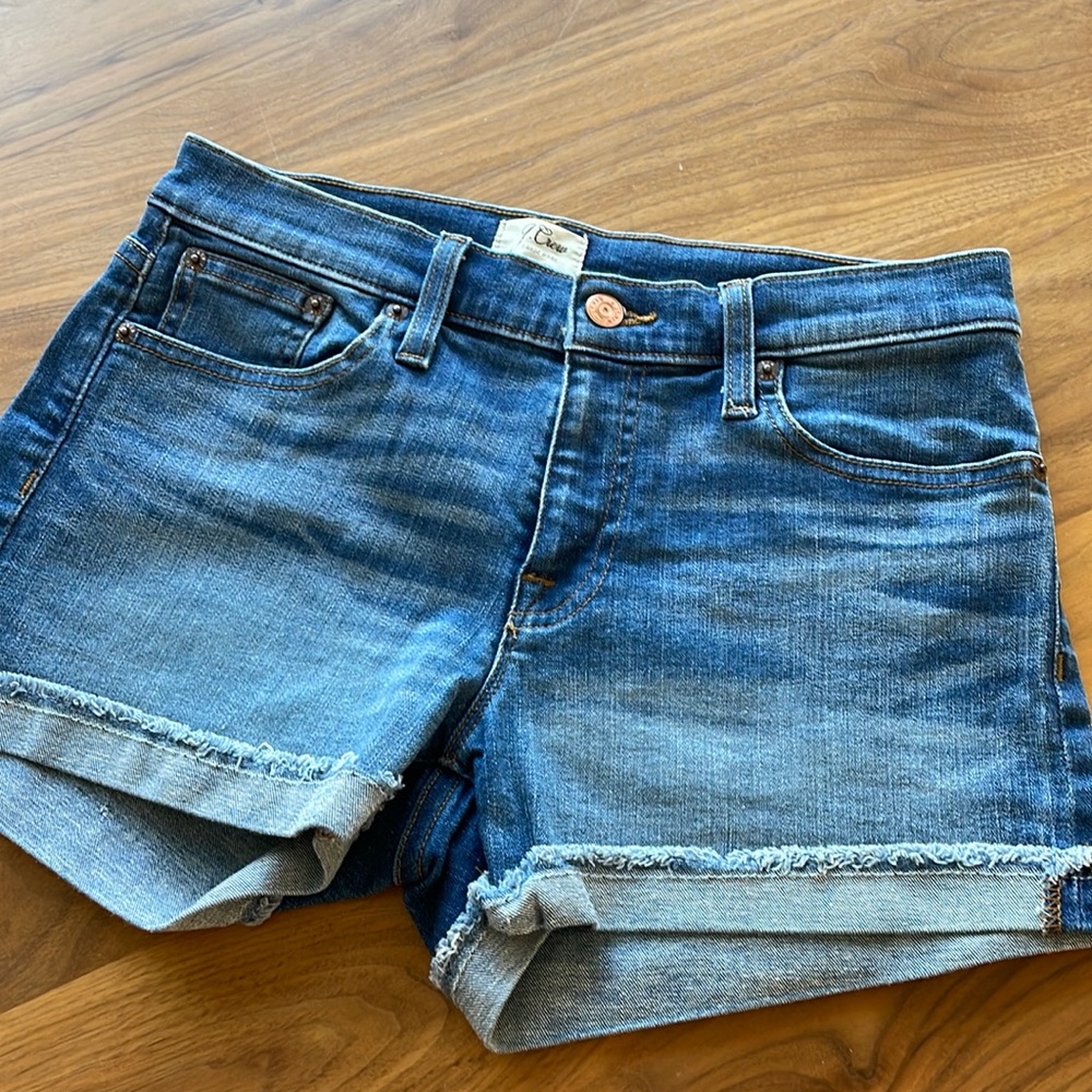J crew denim shorts